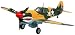 P-40E Warhawk 16th FS/23rd FG 1942 WWII (Built-Up Plastic) Easy Model MRC