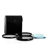 {k55mm CPL/MCUV/ND4 Circular Polarizer, Multicoated Ultraviolet, Neutral Density 4 Filter Kit in Case