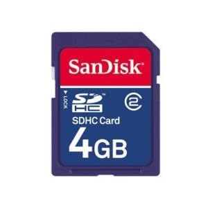 Sandisk 4GB Secure Digital SD HC Memory Card (SDSDB-4096, BULK, No Reader)