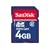 SanDisk SDSDB-4096-A11 4GB SDHC Memory Card (Blue)