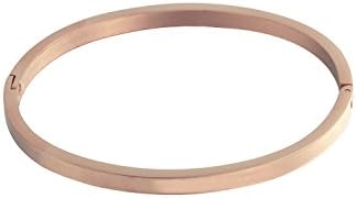 LucysProm Women's Fashion Girls Fine Stainless Steel Bracelets Bangles 6cm