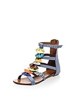 Bueno Sandalias planas (Azul)