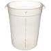 Cambro RFS8PP 8 qt Capacity, 9-15/16" Top Diameter x 10-7/8" Height, Translucent Round Food Storage Container (Cover Sold Separately)