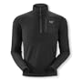 Arc'teryx Men's Rho LTW Zip Neck - Black XL