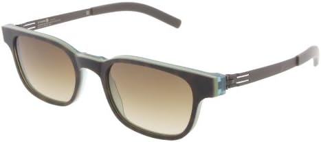 ic! Berlin Sunglasses Klavierspieler Klaus Chocolate / Jungle with Gradient Brown Nylon Glass