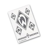 Werder Bremen Aufkleber silber