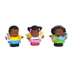 Fisher Price Little People Families in your Neighborhood Replacement Figures - African American by Little People