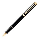 Waterman Harmonie Black GT Medium Point Fountain Pen - 49803