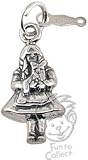 Wizard of Oz Dorothy with Toto Sterling Silver Charm