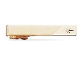 Gold Tie Clip with Sparkling Accent