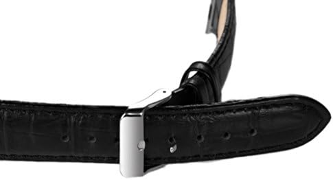 For Apple Watch Band Real Leather Mesh Replacement Strap Wrist Band for Apple Watch Black 42mm