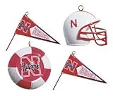 NCAA Nebraska Cornhuskers 4Pc. Sports Ornament Set