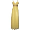 Greek Goddess Chiffon Starburst Beaded Full Length Gown Prom Dress Junior Plus Size