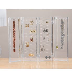 Acrylic Earring & Necklace Keeper Jewelry Screen