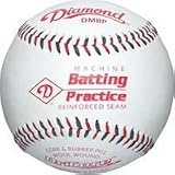 Diamond Machine Leather Batting Practice Balls (5 doz) BUCKET