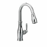 Moen 7185EC Brantford with MotionSense One-Handle High Arc Pulldown Kitchen Faucet Featuring Reflex,