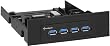 Sharkoon 4-Port USB3.0-Hub 3.5''