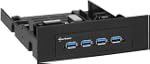 Sharkoon 4-Port USB3.0-Hub 3.5'', 0.1...
