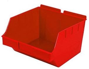 New Retails Red Slatwall Storbox Big 10.83"d X 11.0"w X 6.7"h