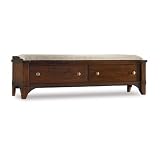 Abbott Place Bench in Rich Warm Cherry