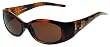 FENDI FS301 238 BROWN PLASTIC SUNGLASSES