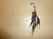 Black Chinchilla High Quality Comb Clip-in Feather Hair Extensions - Natural, Colorful Highlights, Snaps on & off Easily