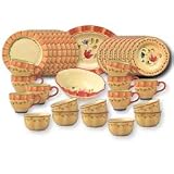 Pfaltzgraff Napoli Service for 8 with Serving Bowl and Platter