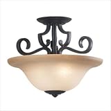 2 Light Semi-Flush - Oil Rubbed Bronze Finish (9)