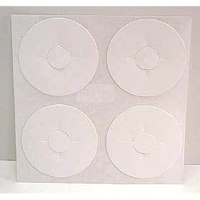 FastCap Adhesive Cover Caps Plumb Cap PVC White (1 Sheet 4 Caps)