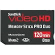 SanDisk SDMSPDHV-008G-A15 8GB Video HD MSPD Memory Card