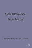 Applied research for better practice