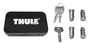 Thule 544 Lock Cylinders for Car Racks (4-Pack)