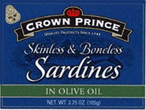 Crown Prince In Olive Oil, Skinless & Boneless, 3.75-Ounce (Pack of 12) by Olive Oil
