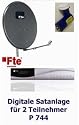P744 dig. Satanlage 2 TN, FTE PR 80 AG, FTE Max S 92