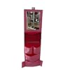 Hanging Storage and Plastic Mirror, Pink