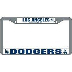 Los Angeles Dodgers Chrome License Plate Frame