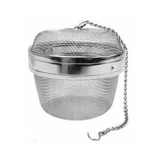 New Twist-Lock Spice Ball Tea Infuser Herb Infuser, Stainless Steel, Large Size (3 x 2.5