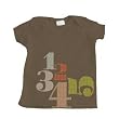 Boy's Brown Infant T-Shirt with Numbers Design - 18 Months