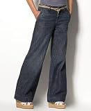 Lauren Jeans Co. Emilion Wide-Leg Denim Jeans