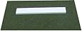 PB2436 3' x 2' Green Softball Pitchers Mound