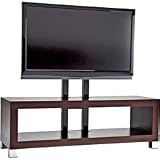 Omnimount Echo50LEFP 2-Shelf Video Table/Stand Supports Most 32-Inch-50-Inch flat panels (50-Inch wide, Black Lacquer)