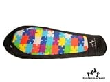 KULTSCHLAFSACK Mumienschlafsack Puzzle mit Reißverschluss links