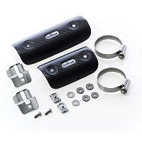 Leo Vince Universal Carbon Fiber Heat Shield For Link Pipes - Medium On Sale
