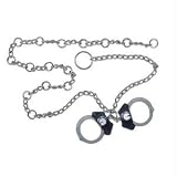 Waist Chain, High Secruity, Cuffs in Front, Nickle