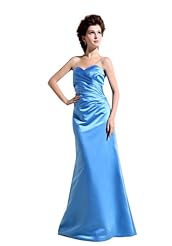 A-line Sweetheart Satin Natural   Waistline Evening Dress/Bridesmaid Dress/Prom Dress/Party Dress 
