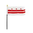 District of Columbia - Washington D.C. Flag 4 x 6 inch