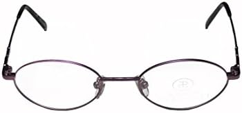 New & Season & Genuine - Brand: Paolo Gucci Style/model: 7434r Gender: Mens/Womens Prescription Ready Modern Oval Full-rim Eyeglasses/Glasses (47-19-140, Purple)