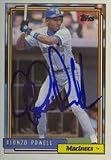 Alonzo Powell, Seattle Mariners Autographed Card