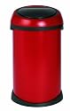 Brabantia Touch Bin, 50litre Deep Red/ Deep Red Lid