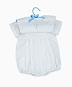 Mud Pie Baby Classic Keepsakes Baby Boy Cotton Bubble with Cross Detail